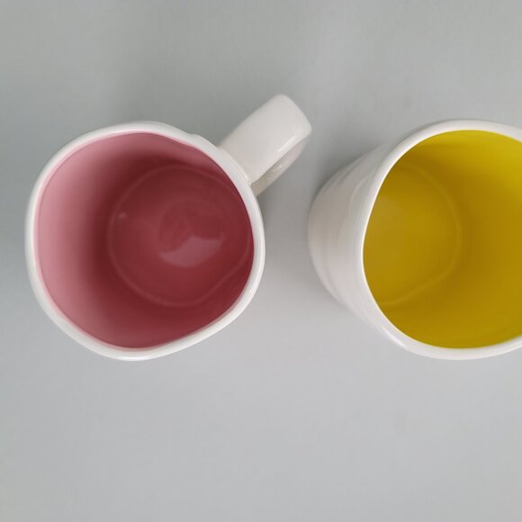 Rae Dunn Easter Mugs , set of 2 Happy Spring & Hip Hop - Picture 3 of 4